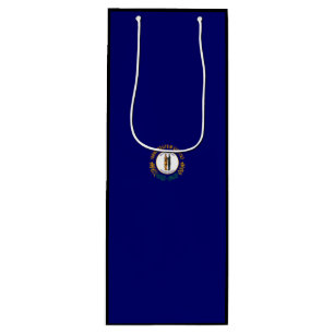 Kentucky State Flag Design Wine Gift Bag