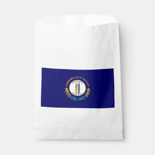 Kentucky State Flag Favour Bags (Front)