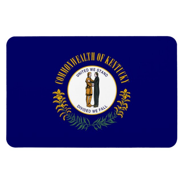 Kentucky State Flag Magnet (Horizontal)
