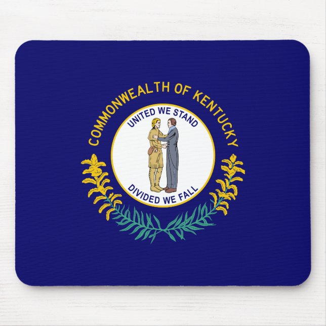 Kentucky State Flag Mouse Mat (Front)