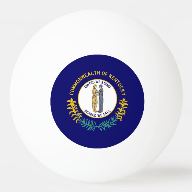 Kentucky State Flag Ping Pong Ball (Front)