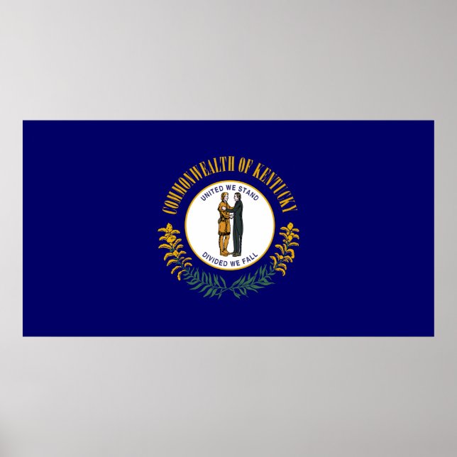 Kentucky State flag Poster (Front)