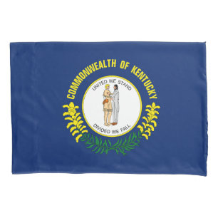 Kentucky State Flag Print Patriotc Pillowcase