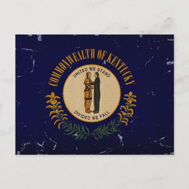 Kentucky State Flag VINTAGE.png Postcard (Front)