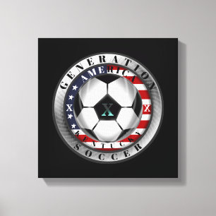 Kentucky State Generation X American Soccer Canvas Print
