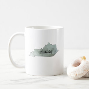 Kentucky State Illustration Coffee Mug