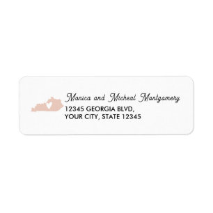 KENTUCKY State Map with Heart - ANY COLOR!