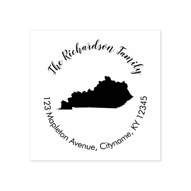 Kentucky state return address rubber stamp (Imprint)