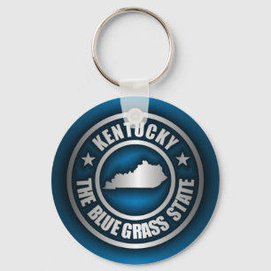 "Kentucky Steel (Blue)" Key Ring