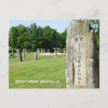 Kentucky Stonehenge Postcard