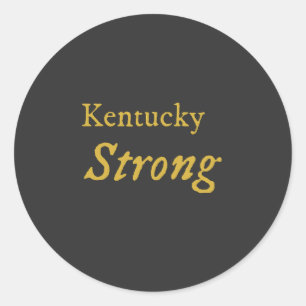 Kentucky Strong  Classic Round Sticker