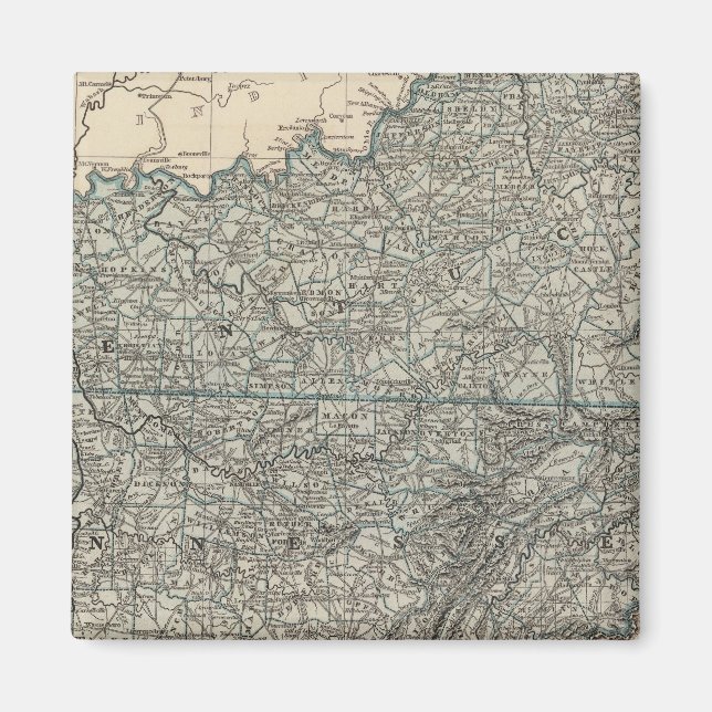 Kentucky, Tennessee 2 Magnet (Front)