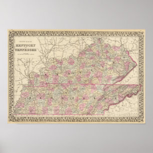 Kentucky, Tennessee 2 Poster