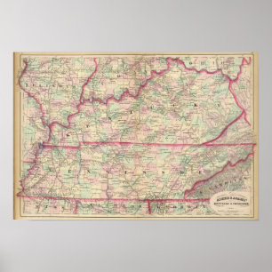 Kentucky, Tennessee 2 Poster