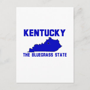 Kentucky, The Bluegrass State Postcard