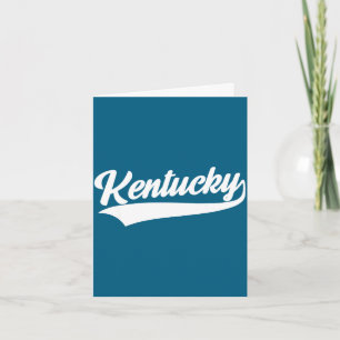 Kentucky - throwback design - classic card