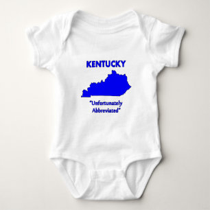 Kentucky - Unfortunately Abbreviated Baby Bodysuit
