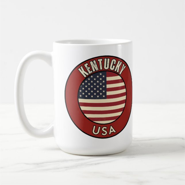 Kentucky United States of America Coffee Mug (Left)