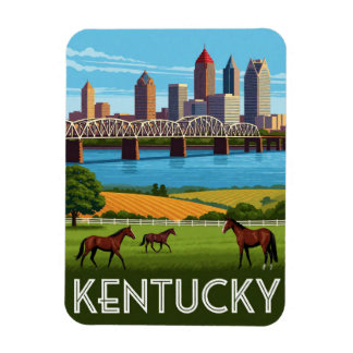 Kentucky USA Bluegrass Country Southern Travel 🐎 Magnet
