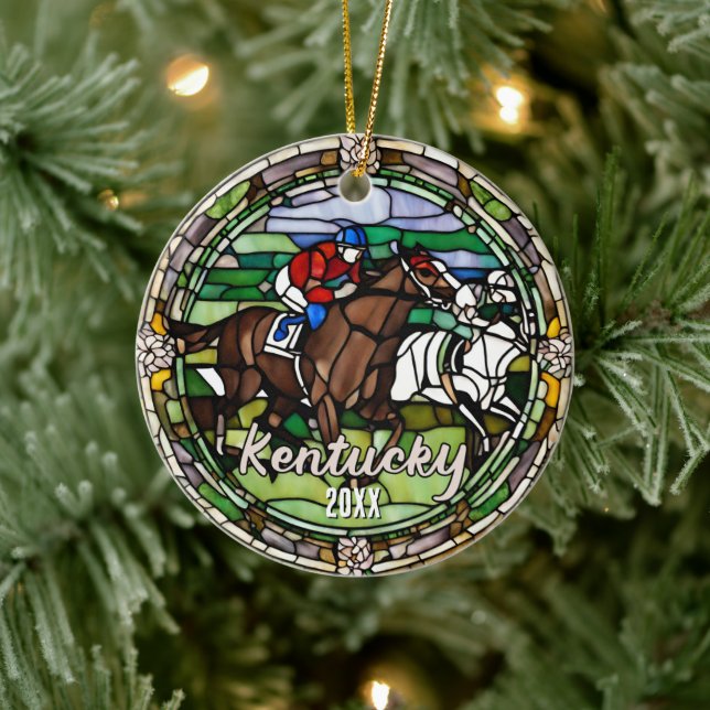 Kentucky Vacation Souvenir  Ceramic Tree Decoration (Tree)
