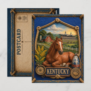 Kentucky Vintage Travel Postcard