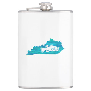 Kentucky Wave Fishing Hip Flask