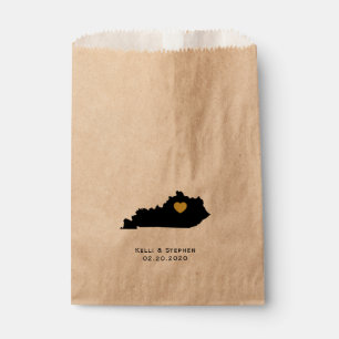 Kentucky Wedding Favour Treat Sacks, Gift Bags