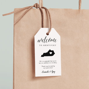 Kentucky Wedding Welcome Gift Tags
