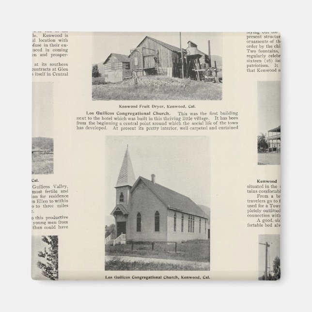 Kenwood, California Magnet (Front)