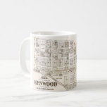 Kenwood California Map MUG<br><div class="desc">What an amazing old, vintage map of the historic town of Kenwood, California. In the heart of the Valley of the Moon, this town is brimming with wineries and of course vast vineyard land. The mug is the first of many to come depicting Northern California's wine country!</div>