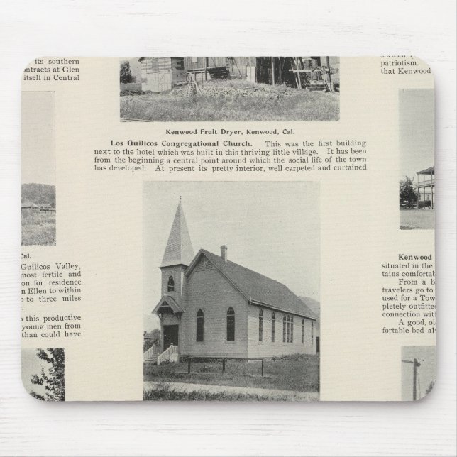 Kenwood, California Mouse Mat (Front)
