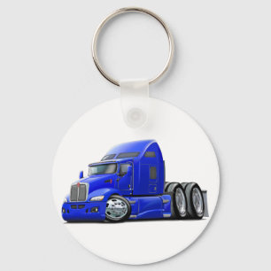 Kenworth 660 Blue Truck Key Ring