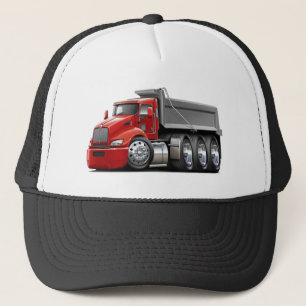 Kenworth T440 Red-Grey Truck Trucker Hat