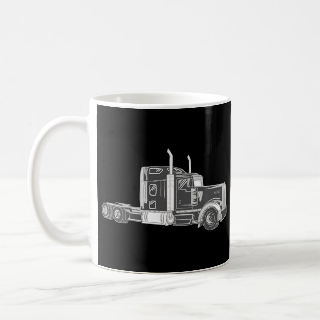 Kenworth truck coffee mug (Left)