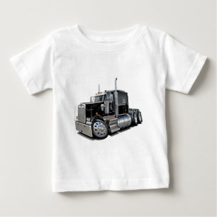 Kenworth w900 Black Truck Baby T-Shirt