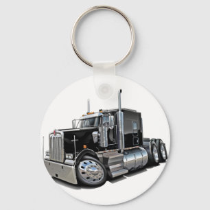 Kenworth w900 Black Truck Key Ring
