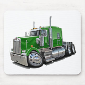 Kenworth w900 Green Truck Mouse Mat
