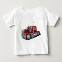 Kenworth w900 Maroon Truck