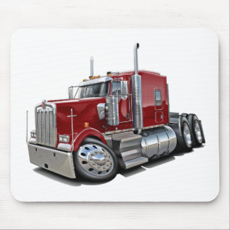 Kenworth w900 Maroon Truck Mouse Mat