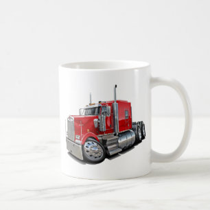 Kenworth w900 Red Truck Coffee Mug