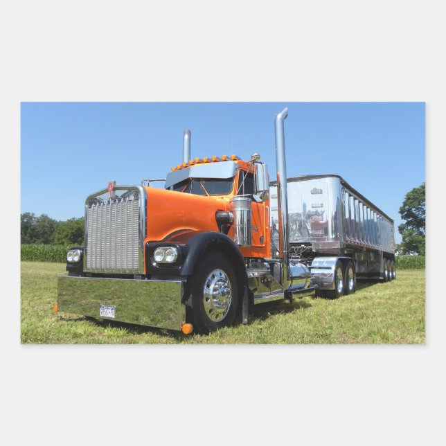 Kenworth W900A Dumper Stickers (Front)