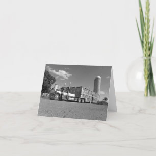 Kenworth W900A Livestock Note Card