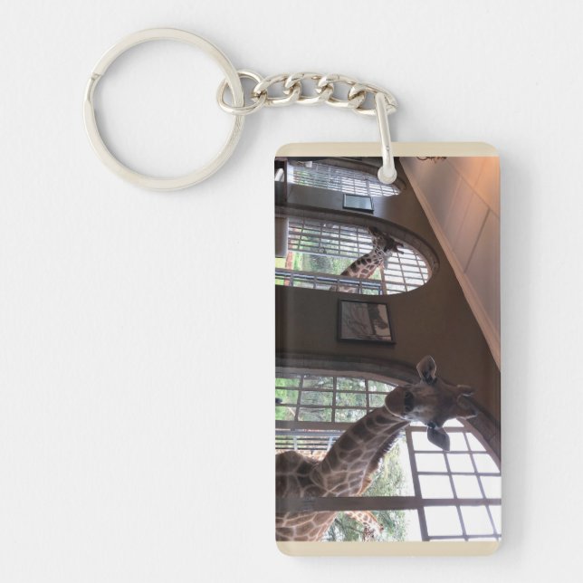 Kenya Africa Giraffes Key Ring (Front)