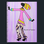 Kenya, African Art, Queen of Beauty Notebook<br><div class="desc">This Kenya,  African Art 'Queen of Beauty' is cutest ever design for an African girl,  it is trendy and it will make you smile and want to dance with life,  enjoy it and love it.</div>