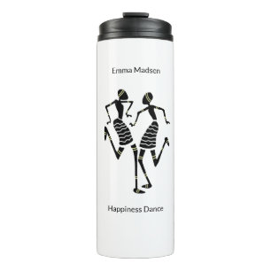 Kenya, African Art, Silhouette Dancers Thermal Tumbler