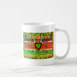 Kenya: All of Africa in One Country - Woven Flag  Coffee Mug