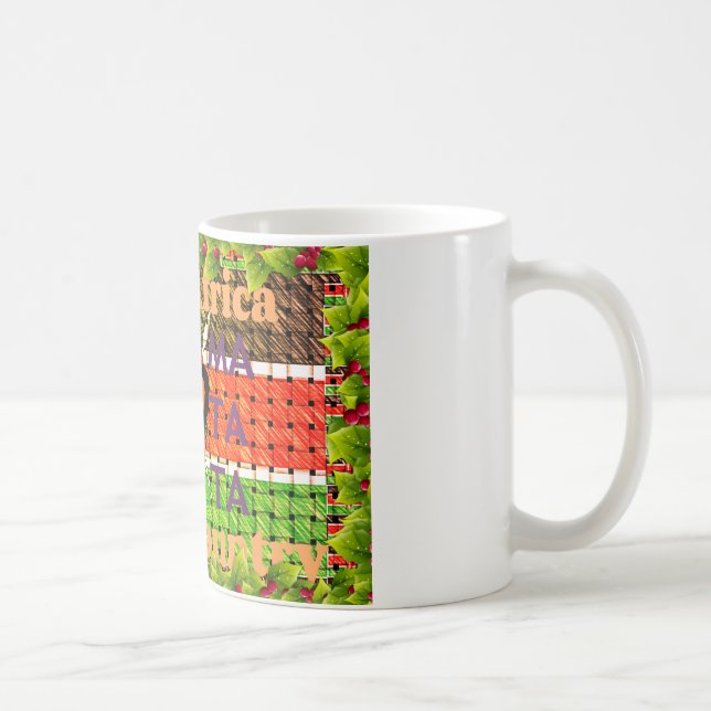 Kenya: All of Africa in One Country - Woven Flag  Coffee Mug (Right)