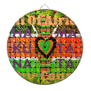 Kenya: All of Africa in One Country - Woven Flag  Dartboard