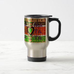 Kenya: All of Africa in One Country - Woven Flag  Travel Mug