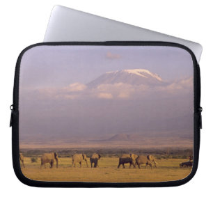 Kenya: Amboseli National Park, Elephants Laptop Sleeve